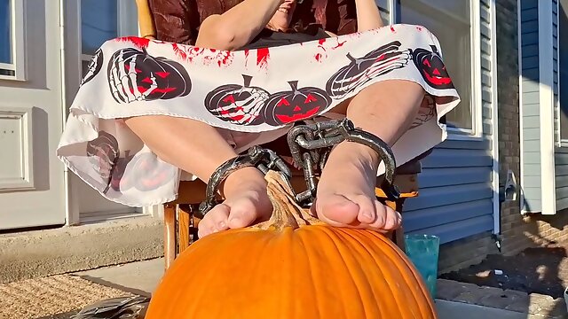 Part 2: Hot babes feet restrained in bondage for their lovers pleasure!