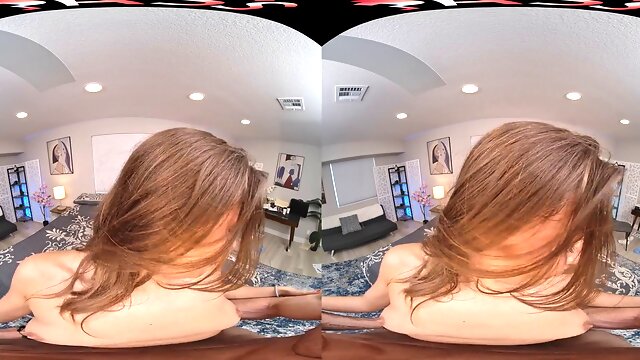 Selina Bentz begs for creampie in 8K VR blowjob scene on FuckPassVR