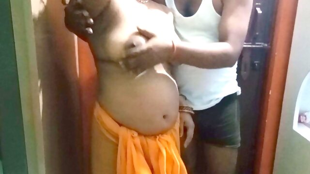 Seductive Indian housewives in vibrant sarees craving intense penetration