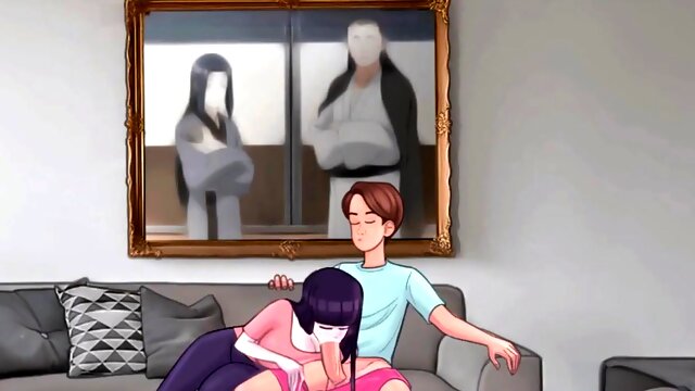 Classmate slurps on his massive cock and swallows his load after school