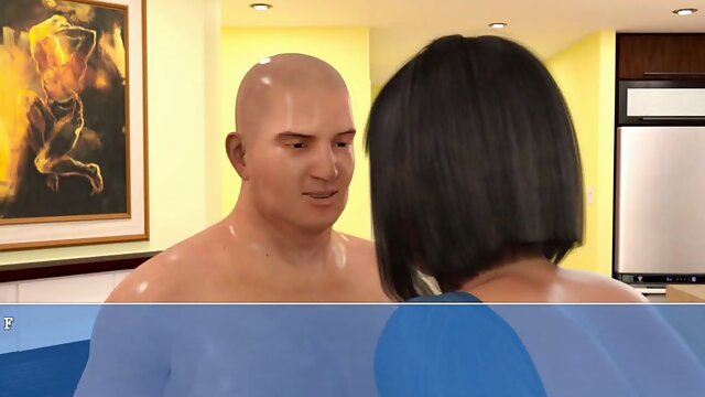 Amateur MILF with big natural tits cheats on her wife in steamy affair