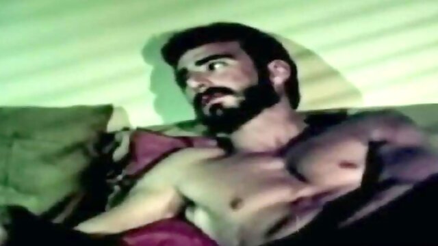 Enjoying retro meat sticks.