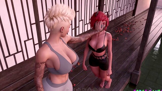 Seduced by the devil - Advancing with 3 Flawless Chicks (1)