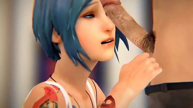 Stranger seduces stepmom Chloe into a wild mouth-fucking session