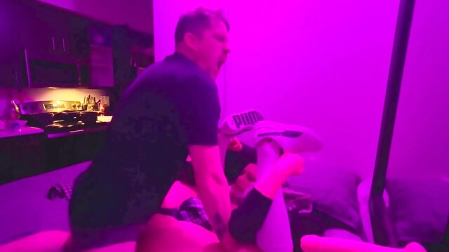 Brutal rough sex, gang bang, massive black cock