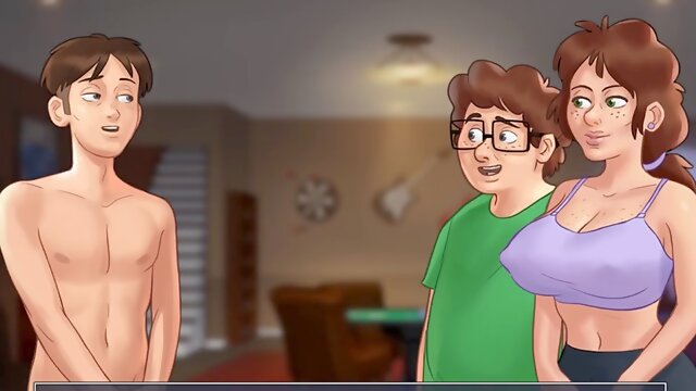 Relaxing ASMR session with a sexy mom from Summertime Saga