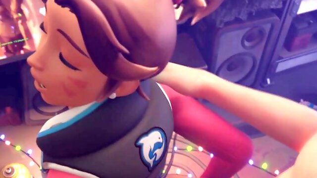 Dvas Naughty Christmas Surprise for Her Lover. GCRaw Edition. Overwatch