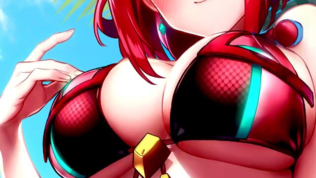 Pyra teases you to climax with her massive boobs [Titjob, Countdown to Cum, Stroking Challenge]