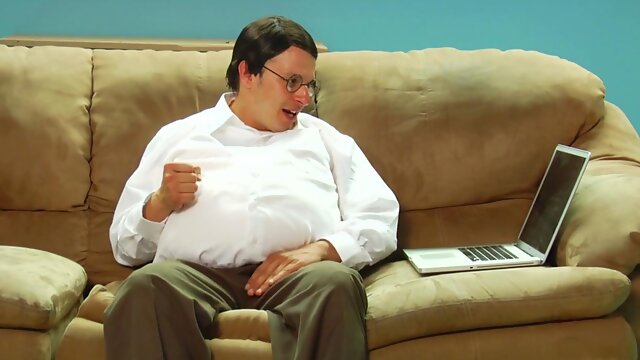 Donna handles Clevelands uncircumcised big black cock - Family man gonzo SC1