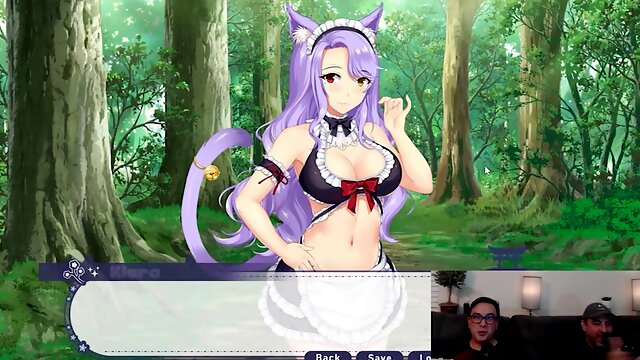 Kiara and my Ara Ara adventure episode 4: Catgirl breasts and foot sex - Hilarious video game commentary