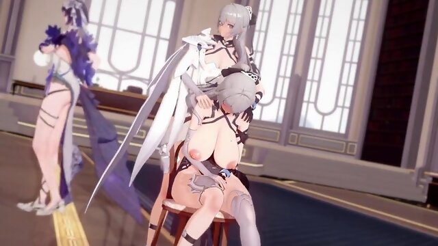 Erotic cartoons compilation featuring horny anime girls in various sex scenes