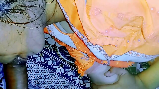 Indian stepsister goes deep while giving blowjobs