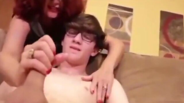 Homemade cumshot for mature MILFs with big tits getting wild handjobs