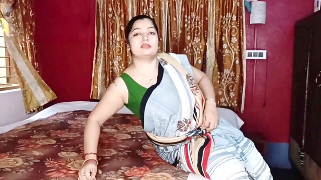 Desi village mature Indian bhabhi gets naughty with a young lecturer in a steamy sex encounter