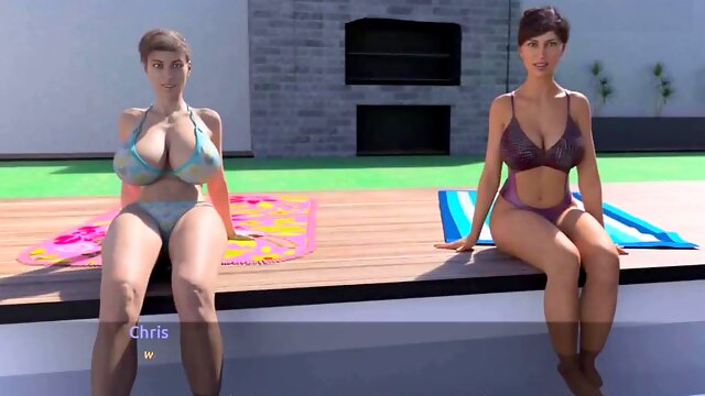 Big tits pool party turns into a wild disaster - Episode 14