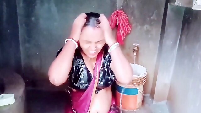 Desi Indian lady and stepsister explore married life in their first Indian adult movie