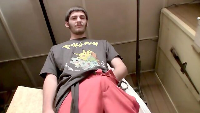 Daniel Delong, a mischievous straight guy, pleasures himself with a solo session and explodes with satisfaction