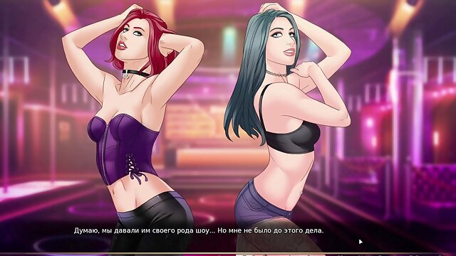 Naughty anime girls with huge nipples in sexy lingerie have wild rough sex adventures