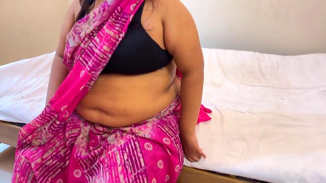 Gujrati stepmom with massive booty and huge tits craves rough sex from stepson while husbands away!
