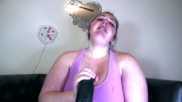 Worship of monumental ebony cock with oral pleasure, chest job, and manual stimulation