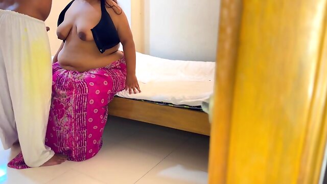 Wet and wild MILF enjoys steamy sex with stepson