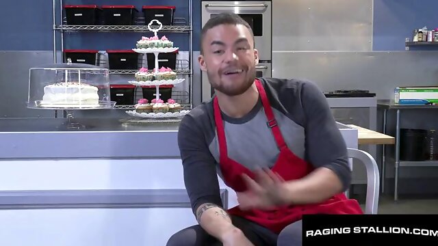 RagingStallion -  Hunk Cake Maker Railed By Massive BBC
