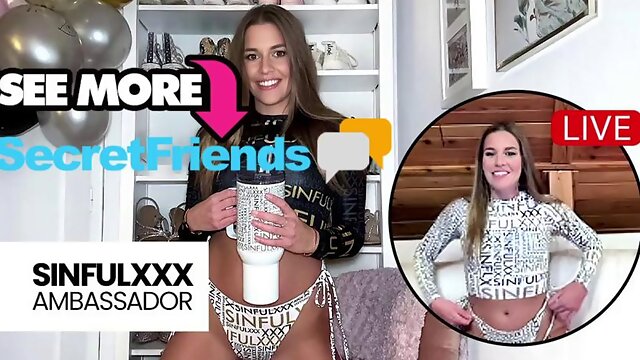 SinfulXXX Sensual Ambassador Eveline Dellai for SecretFriends