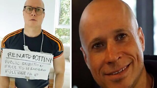 RENATO BOTTINI proud exhibitionist man on public exhibition