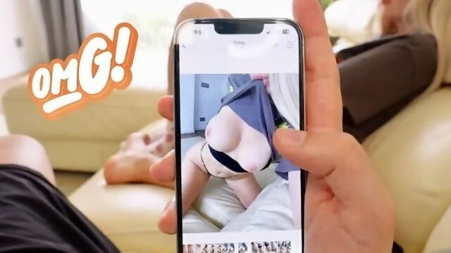 I Found My Stepsisters Nudes in Her Gallery.. She is such a Slut!