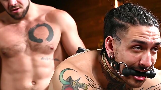 Dante Colle shoves his fat cock down Yinnie DeDoms throat and ass