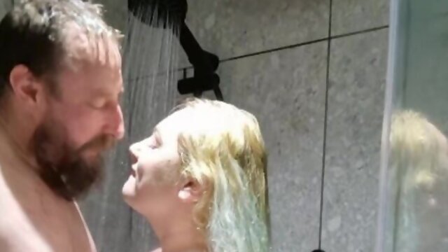 Bambi and Chris in the Shower