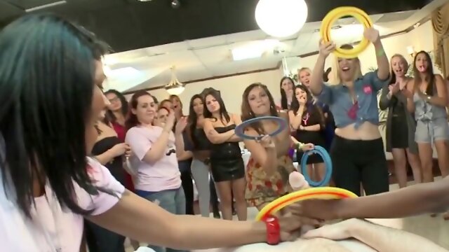 Innocent Brooke Taylor and Victoria Love at group trailer