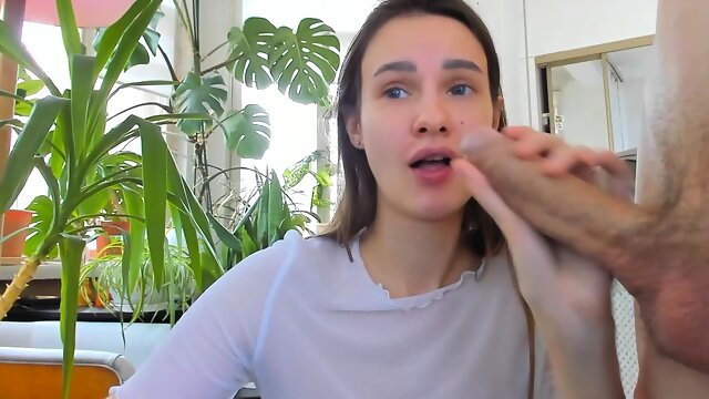 Skinny Babe Gets Her Pretty Face and Tight Pussy Wrecked