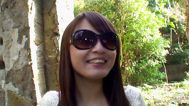 Japanese Tart Is Picked Up To Take A Big Cum Load In Her Mouth Outdoors