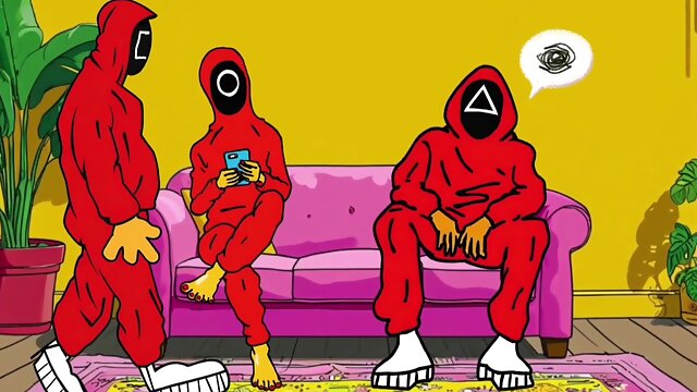 3D, Parodie, Dessin Animé