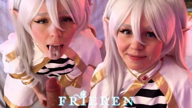 Frieren, Elfe, Sperme Dans La Bouche