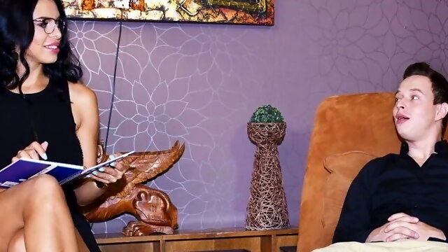 Stunning Therapist in High Heels & Glasses (short)