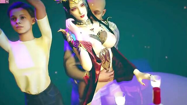 3D Animation - Beauty goddess 45