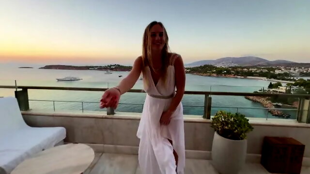 Cheating on Girlfriend with Hot Blonde Milf