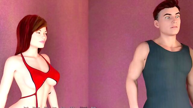 Sneaking a peek at my voluptuous stepmom with my gorgeous stepsister