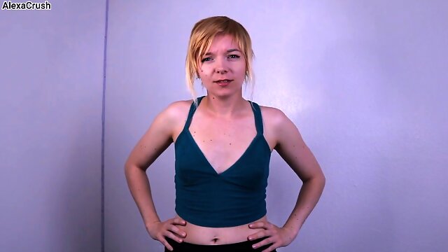 Alexa Crush becomes the test subject for the probing pleasure machine