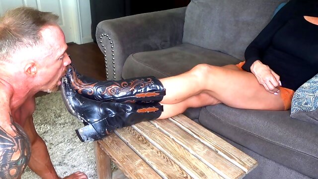 My BF Said You Have to Clean My Cowgirl Boots! Custom Clip