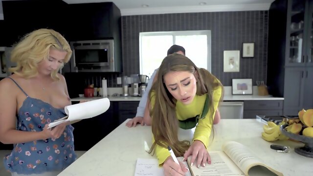 Great taboo XXX scene with Lilith Moaningstar and Mackenzie Mace