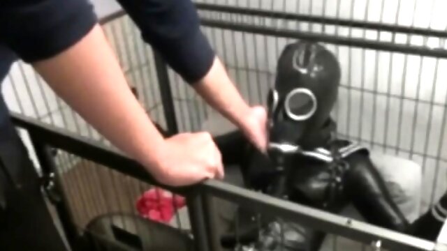 Caged Asian breath playing