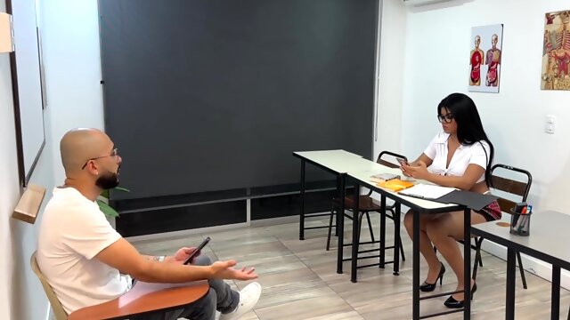 Kehlenfick, Lehrer, Kolumbian, Spanisch