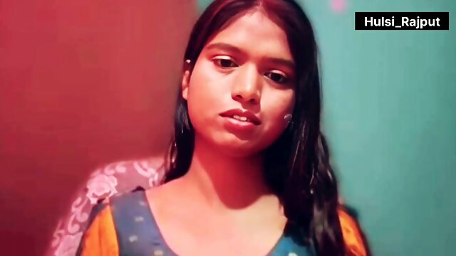Hot college auntie Hulsi Rajput has wild fun with her desi student