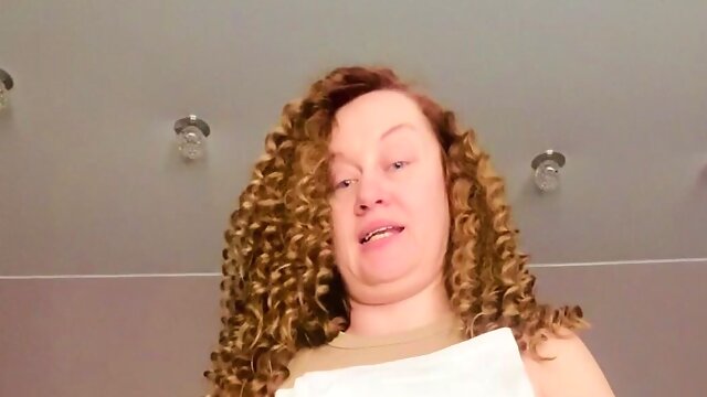 Diapered Curly Lady