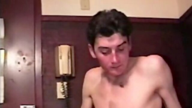 Victor is a pretty skinny boy, originally from Russia. While naked and jacking off, he cannot commit to a particular position or to a particular magazine. He constantly moves around trying to find just the right spot for his stroke session.