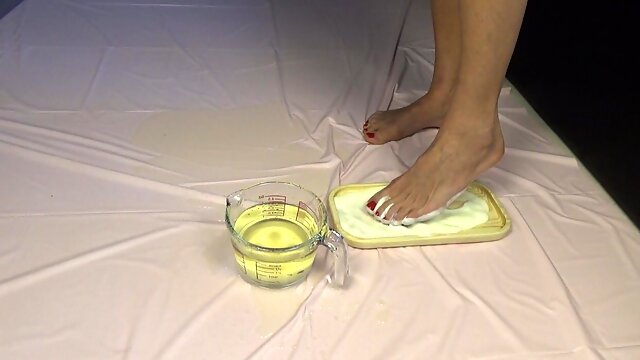 Golden Shower. Foot Fetish and Food Games.