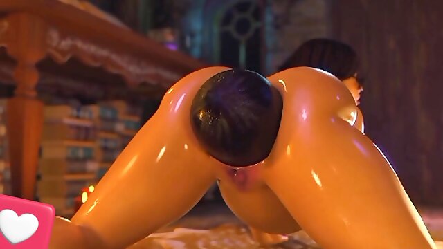 Pregnant bitch expands her anus to the size of a watermelon!